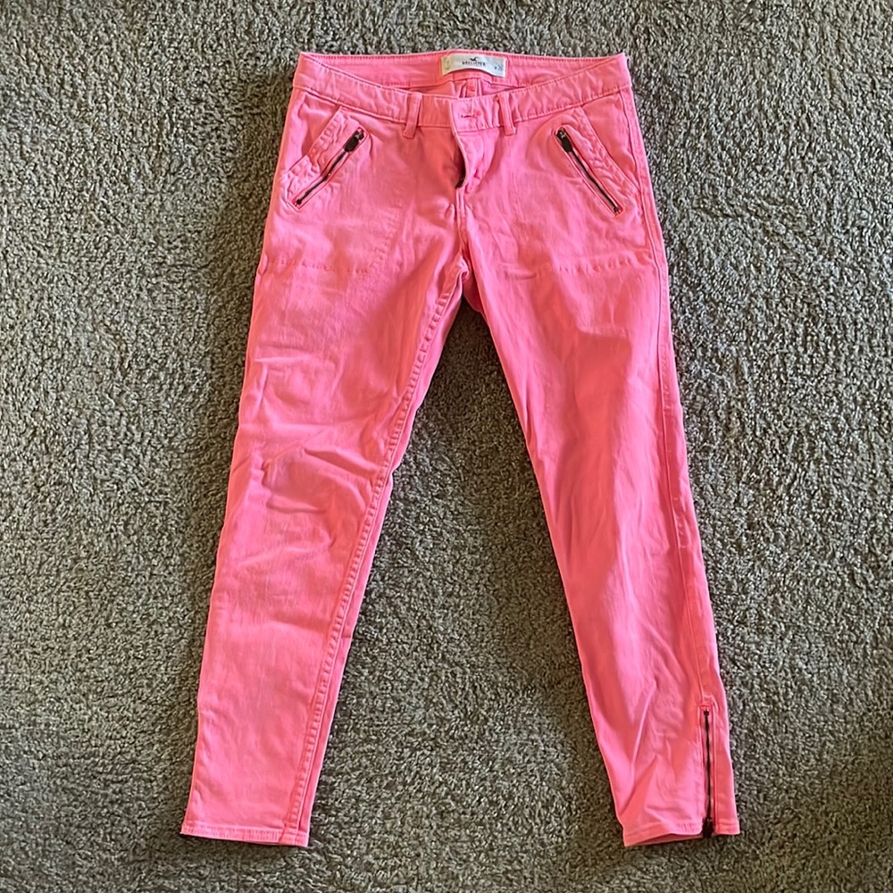 Bright Pink Hollister jeans
